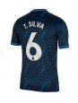Chelsea Thiago Silva #6 Replika Borta Kläder 2023-24 Kortärmad